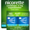 Nicorette Cooldrops Sugetabletter 4 mg (160 stk)