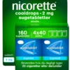Nicorette Cooldrops Sugetabletter 2 mg (160 stk)