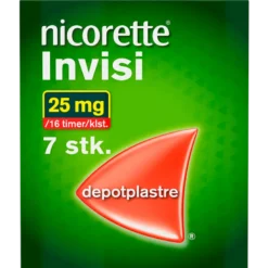 Nicorette Invisi Depotplaster 25 mg/16 t (7 stk)
