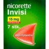 Nicorette Invisi Depotplastre 15 mg (7 stk)
