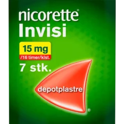 Nicorette Invisi Depotplastre 15 mg (7 stk)