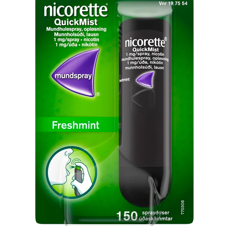 Nicorette Quickmist Mundspray 1 mg (150 doser)
