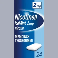 Nicotinell Icemint Medicinsk Tyggegummi 2 mg (24 stk)