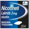 Nicotinell Lakrids Tyggegummi 2 mg (204 stk)