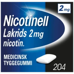 Nicotinell Lakrids Tyggegummi 2 mg (204 stk)