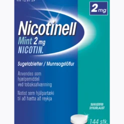 Nicotinell Mint Sugetablet 2 mg (144 stk)