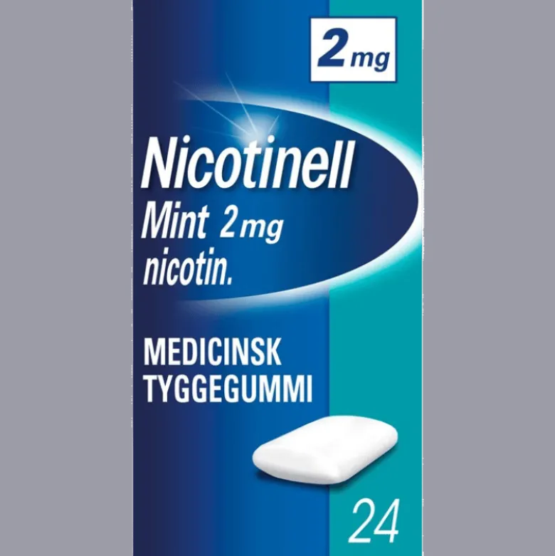 Nicotinell Mint Tyggegummi 2 mg (24 stk)