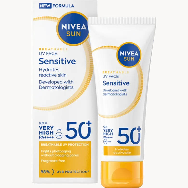 Nivea Face Cream UV Sensitive SPF50+ (40 ml)