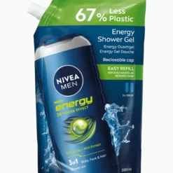 Nivea For Men Energy Shower Gel Refill (500 ml)