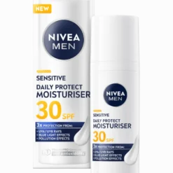 Nivea For Men Sensitive Daily Protect Moisturiser SPF30 (50 ml)