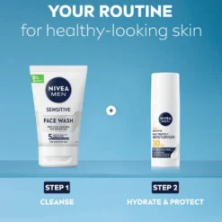 Nivea For Men Sensitive Daily Protect Moisturiser SPF30 (50 ml)