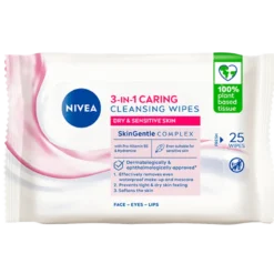 Nivea Gentle Cleansing Wipes (25 stk)