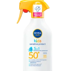 Nivea Kids Sensitive Protect & Play Sun Trigger Spray SPF 50+ (270 ml)