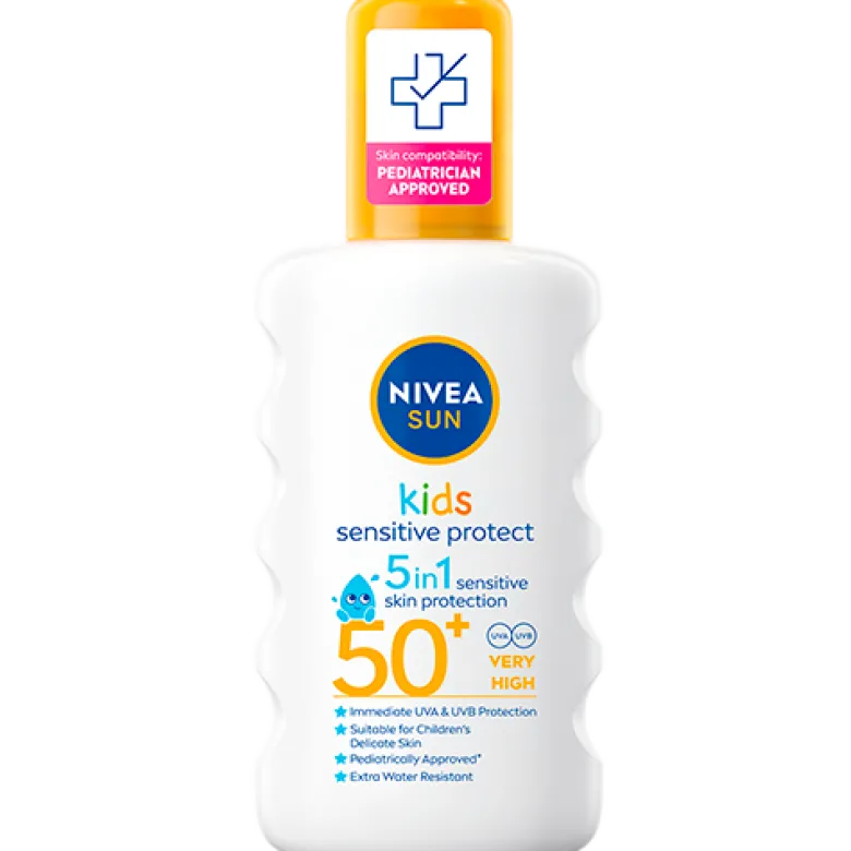 Nivea Kids Sensitive Protect & Play Sun Spray SPF 50+ (200 ml)