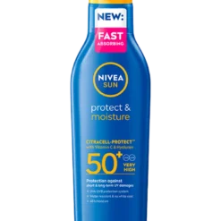 Nivea Protect & Moisture Sun Lotion SPF 50+ (200 ml)