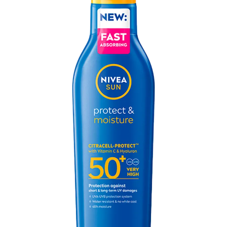 Nivea Protect & Moisture Sun Lotion SPF 50+ (200 ml)