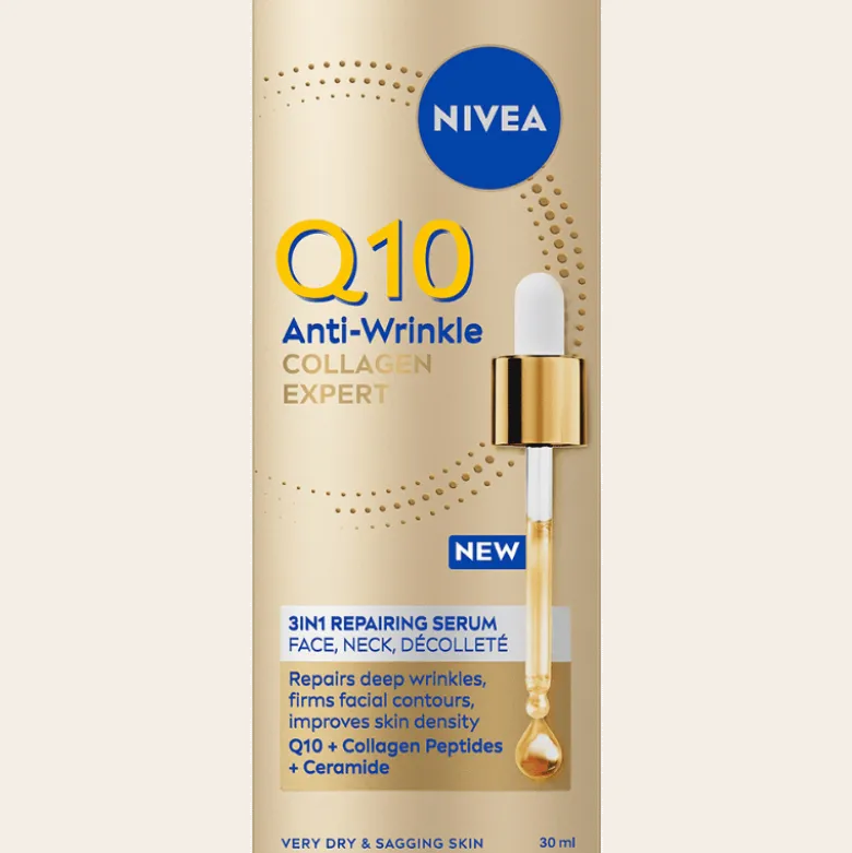 Nivea Q10 Anti-Wrinkle Collagen Expert 3-In-1 Serum (30 ml)
