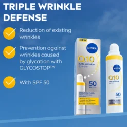 Nivea Q10 Anti-Wrinkle Expert Daily UV Fluid SPF50 (40 ml)