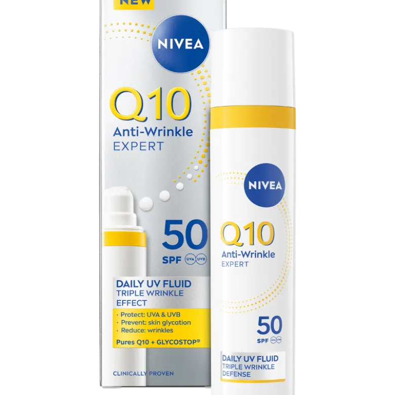Nivea Q10 Anti-Wrinkle Expert Daily UV Fluid SPF50 (40 ml)