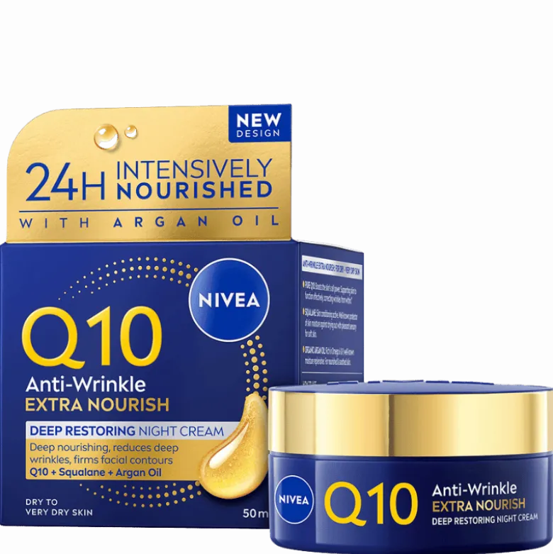 Nivea Q10 Extra nourish night cream (50 ml)