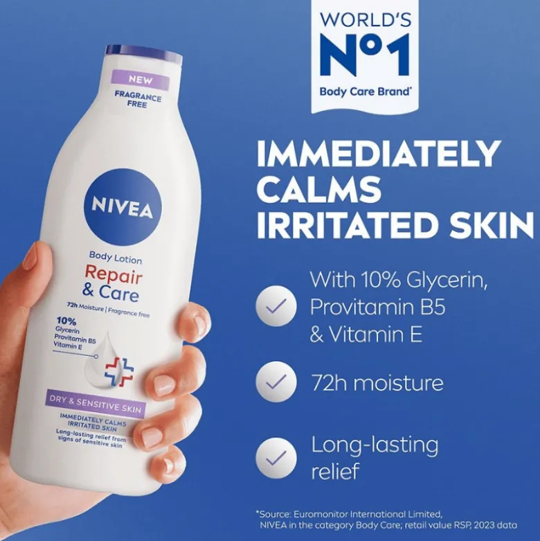 Nivea Repair & Care Body Lotion (400 ml)