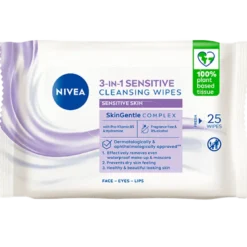 Nivea Sensitive Cleansing Wipes (25 stk)