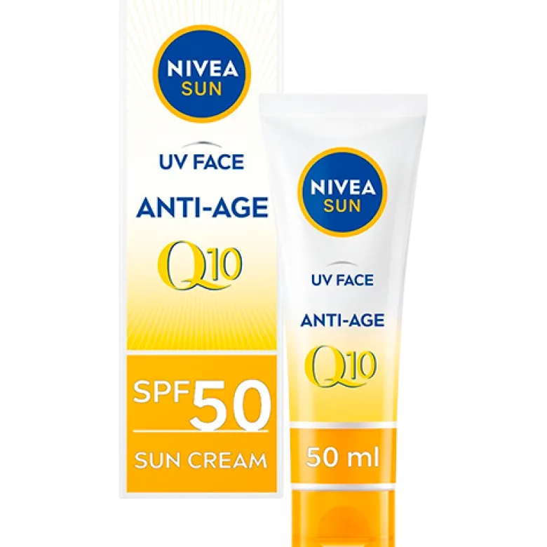 Nivea UV Face Anti Age Q10 Cream SPF50 (50 ml)