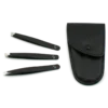 Njord Eyebrow Tweezer Set Black (1 sæt)