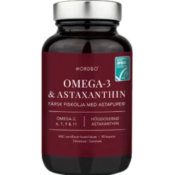 Nordbo Omega-3 & Astaxanthin (90 kaps)