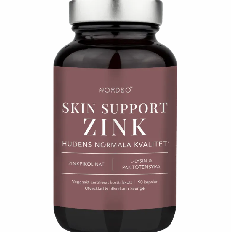 Nordbo Skin Support Zink (90 kaps)