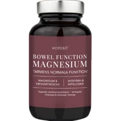 Nordbo Vegan Bowel Function Magnesium (60 kaps)
