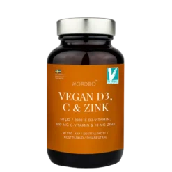 NORDBO Vegan D3, C & Zink. (60 kap)