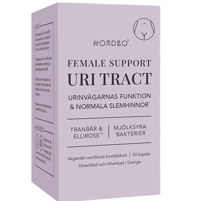 Nordbo Vegan Female Support UriTract (50 kaps)