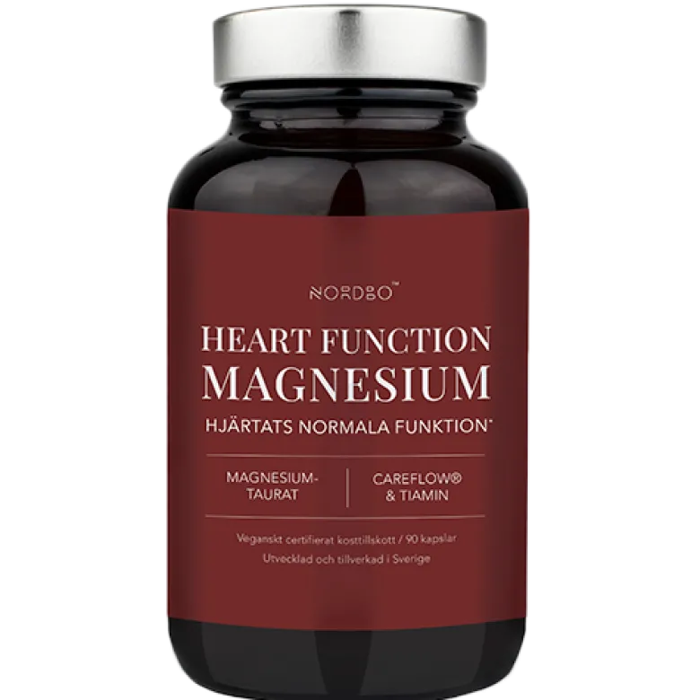 Nordbo Vegan Heart Function Magnesium (90 kaps)