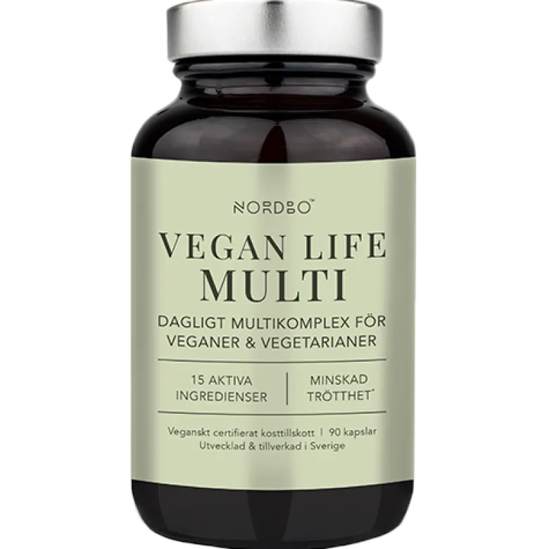 Nordbo Vegan Life Multi (90 kaps)