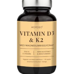 Nordbo Vitamin D3 & K2 (90 kaps)