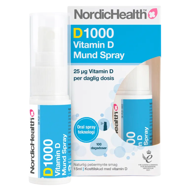 NordicHealth D1000 D3-vitaminspray (15 ml)