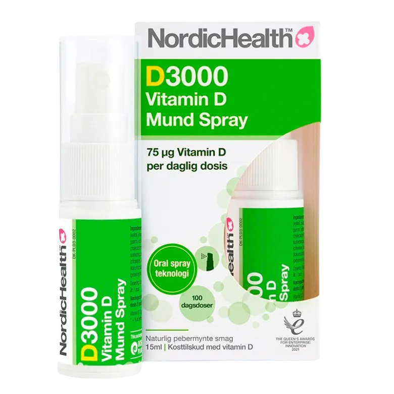 NordicHealth D3000 D3-vitaminspray (15 ml)