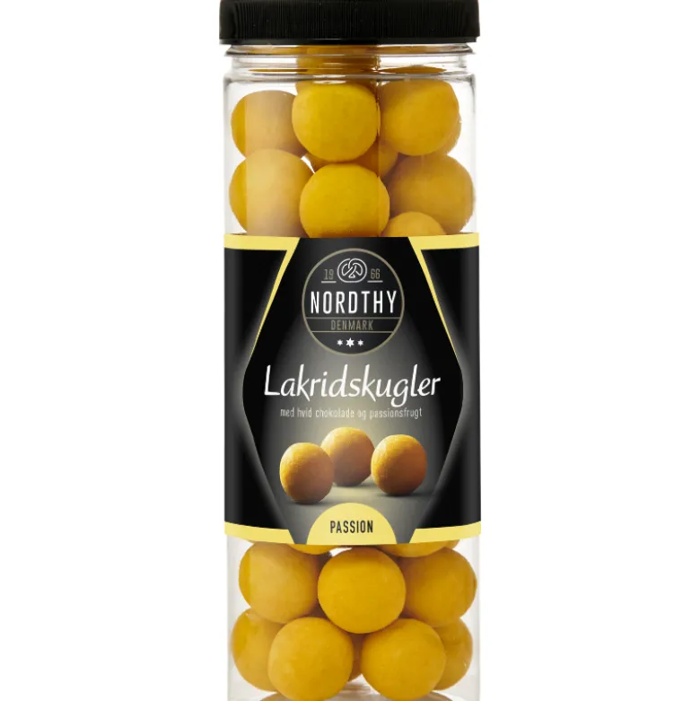 Nordthy Lakridskugler Hvid Chokolade/Passionsfrugt (300 g)