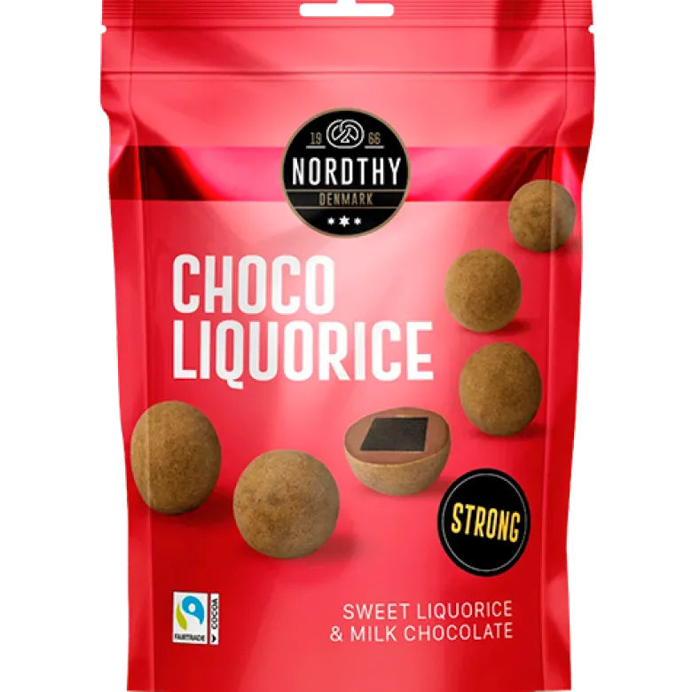 Nordthy Lakridskugler Stærk (110 g)