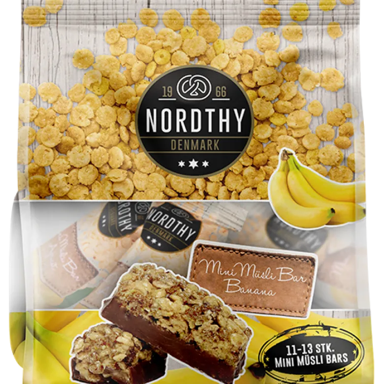Nordthy Mini Müsli Bars Banana (150 g)