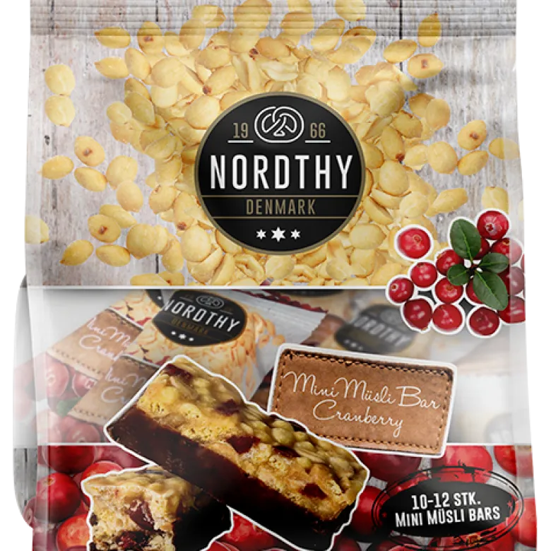 Nordthy Mini Müsli Bars Cranberry (175 g)