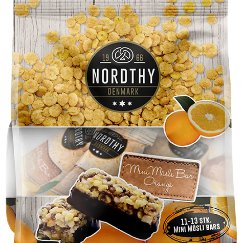 Nordthy Mini Müsli Bars Orange (150 g)