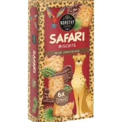 Nordthy Safari Biscuits Mælkechokolade (225 g)