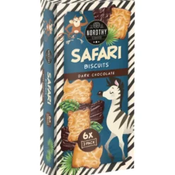 Nordthy Safari Biscuits Mørk Chokolade (225 g)