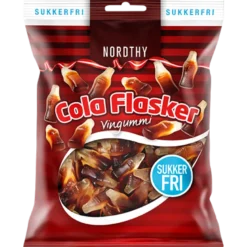 Nordthy Sukkerfri Colaflasker (80 g)