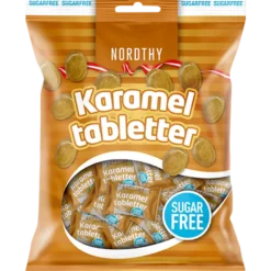 Nordthy Sukkerfri Karamel Tabletter (125 g)