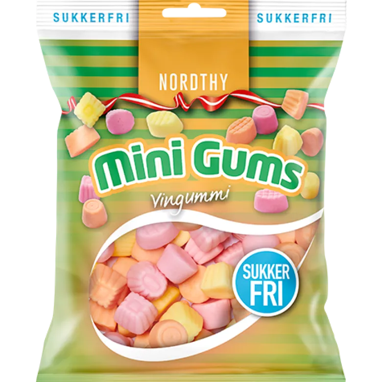 Nordthy Sukkerfri Mini Gums (65 g)