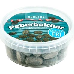 Nordthy Sukkerfri Peberbolcher (180 g)
