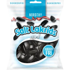 Nordthy Sukkerfri Salt Lakrids (65 g)